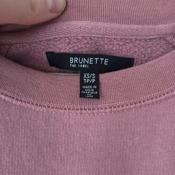 Brunette the Label Rosé Okay Crewneck Sweatshirt - Picture 6 of 7
